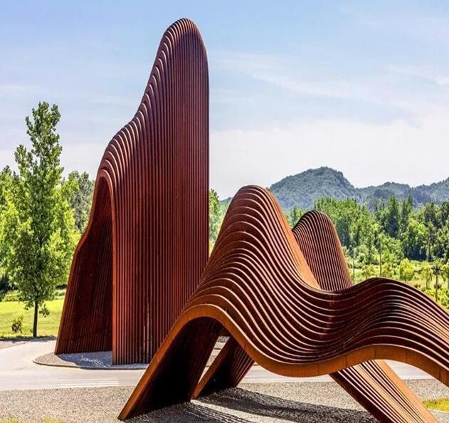 襄城锈钢板造型